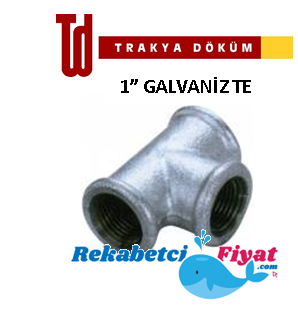 TRAKYA DÖKÜM 1'' Galvaniz Te