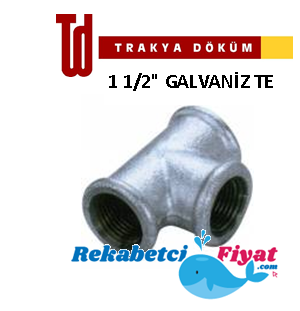 TRAKYA DÖKÜM 1 1/2'' Galvaniz Te