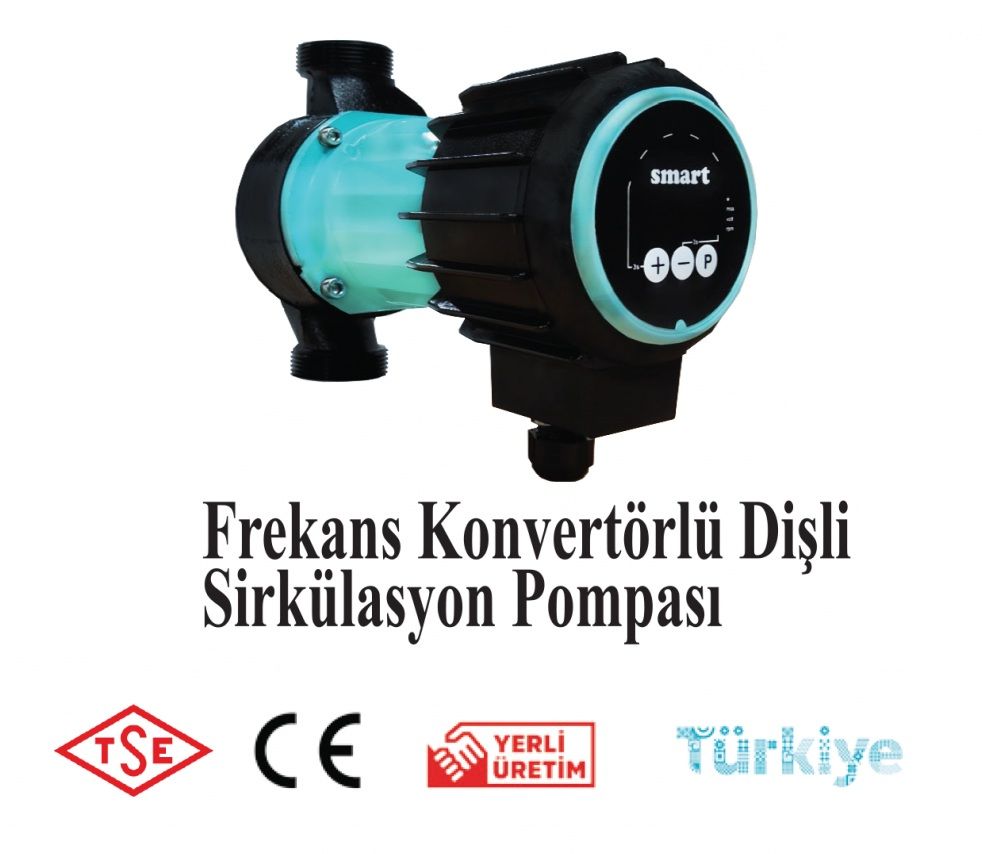 SMART SPM 25/6 180 inv  FREKANS KONTROLLÜ DİŞLİ ECO DESIGN SİRKÜLASYON POMPASI