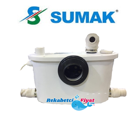 SUMAK SMAC 600 220V 600W Wc Öğütücülü Bıçaklı Tahliye Pompası