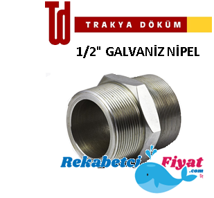 TRAKYA DÖKÜM 1/2'' Galvaniz Nipel