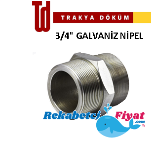 TRAKYA DÖKÜM 3/4'' Galvaniz Nipel