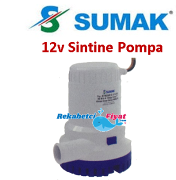SUMAK STN2000 G 96W 12V Sintine Dalgıç Pompa