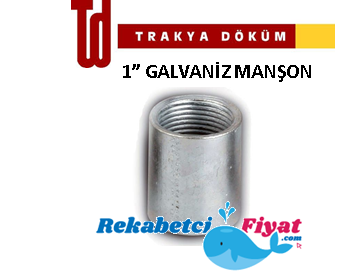 TRAKYA DÖKÜM 1'' Galvaniz Manşon