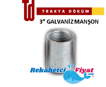 TRAKYA DÖKÜM 3'' Galvaniz Manşon