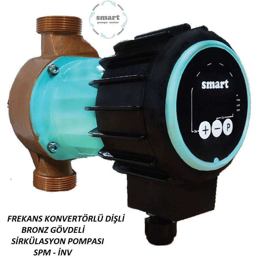 SMART DN25 İNV. BRONZ GÖVDE FREKANS KONTROLLÜ DİŞLİ SİRKÜLASYON POMPASI - Özel fiyat teklifi için bizi arayınız.