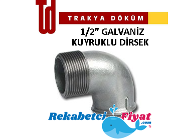 TRAKYA DÖKÜM 1/2'' Kuyruklu Dirsek