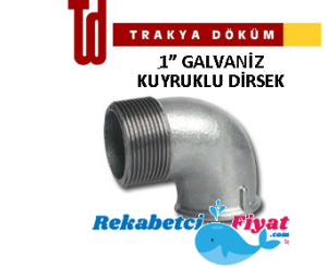 TRAKYA DÖKÜM 1'' Kuyruklu Dirsek