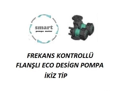 SMART SPM D-50/12 280 F ECO İNV. İKİZ  DN50 FREKANS KONTROLLÜ FLANŞLI ECO İKİZ TİP SİRKÜLASYON POMPASI