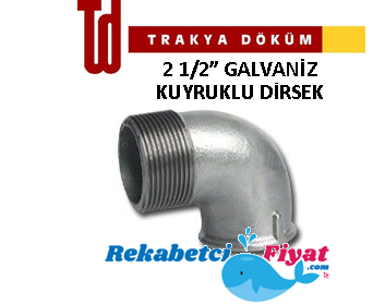 TRAKYA DÖKÜM 2 1/2'' Kuyruklu Dirsek