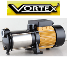 Vortex VKP S/S 9-06 M 2.5hp 220v Yatık Milli Paslanmaz Çelik Fanlı Pompalar