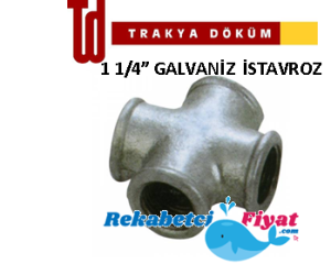 TRAKYA DÖKÜM 1 1/2'' Galvaniz Kuruva