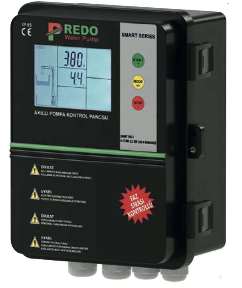 PREDO SMART PT-1 380V 50Hz 0.75-4kW AKILLI POMPA KONTROL PANOSU