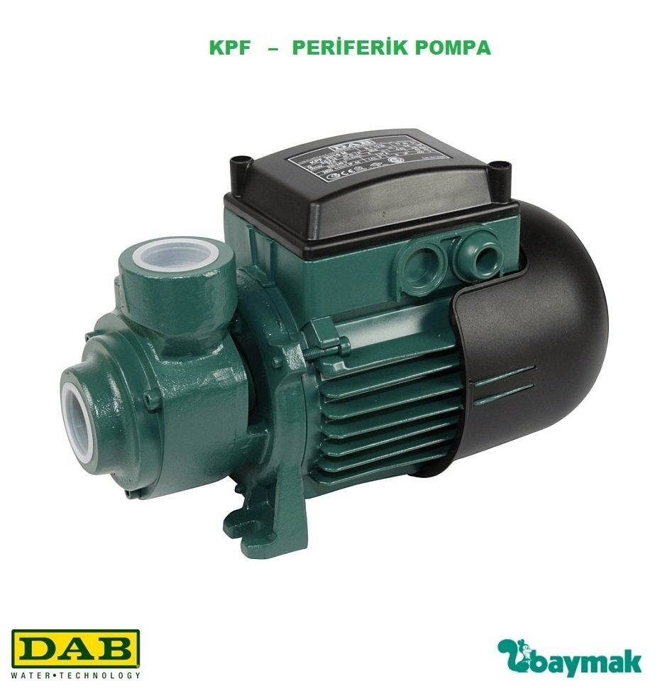 Dab KPF 45/20 M 1kW 220V Bronz Çarklı Periferik Pompa