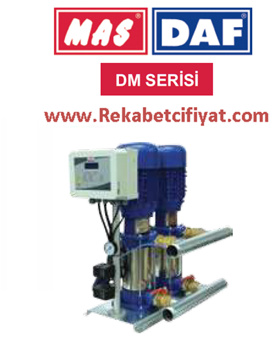 DAF DM2-4408 2x10Hp 380v 26Kat - 93Daire Çift Pompalı Paket Hidrofor