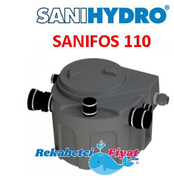 SANIHYDRO SANIFOS 110 Tek Pompalı 110lt Hazneli Bıçaklı FosePtik Tahliye Cİhazı - Monofaze 220V