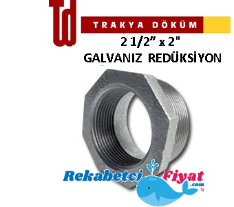 TRAKYA DÖKÜM 2 1/2'' X 2'' Galvaniz Redüksiyon