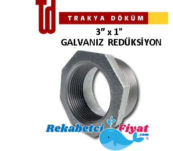 TRAKYA DÖKÜM 3'' X 1'' Galvaniz Redüksiyon