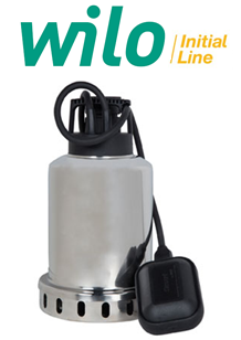 .Wilo Initial Drain Inox 10.7 0.75hp 220v Paslanmaz Hafif Kirli Su Dalgıç Pompa