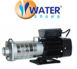 Water Sound Cmh 4-60 1.5hp 220v AISI 316 Yatık Milli Çok Kademeli Paslanmaz Pompa