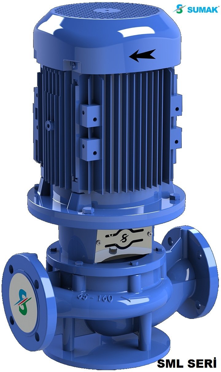 Sumak SML200/40 7.5kW 380V İNLİNE SANTRİFÜJ POMPA - 2900 d/d