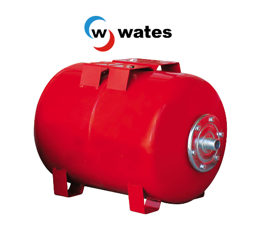 Wates  100 Litre  10 Bar  Yatık  Hidrofor Tankı