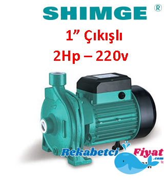 SHIMGE CPm190 2Hp 220v 1'' Çıkışlı Tek Kademeli Santrifüj Pompa