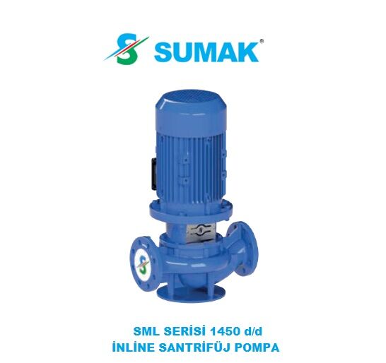 Sumak SML200/50  1.5kW 380V İNLİNE SANTRİFÜJ POMPA - 1450 d/d