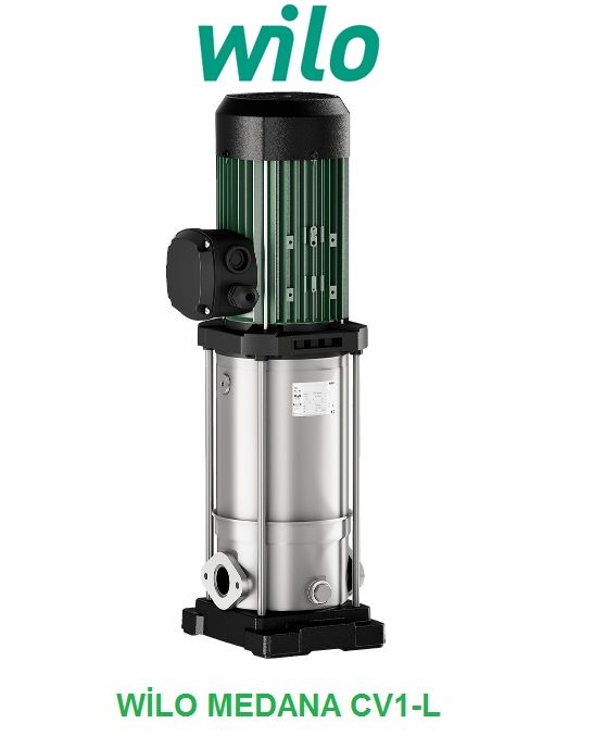 Wilo Medana CV1-L.604-1/E/A/100 1.1kW 220V Paslanmaz Çelik Gövdeli Dikey Çok Kademeli Pompa