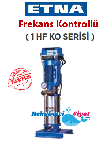 ETNA 1HF KO 25/8-75 10HP Frekans Kontrollü Tek Pompalı  Paket Hidrofor