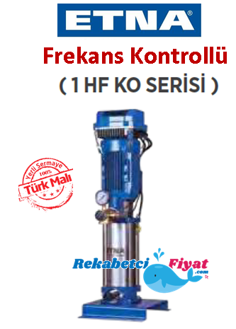 ETNA 1HF KO 7/8-22 3HP Frekans Kontrollü Tek Pompalı  Paket Hidrofor