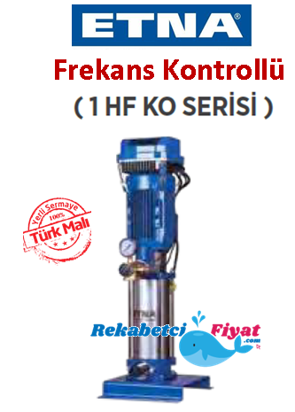 ETNA 1HF KO 4/7-11 1.5HP Frekans Kontrollü Tek Pompalı Paket Hidrofor