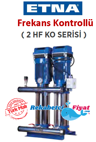 ETNA 2HF KO 35/4-75 10HP Frekans Kontrollü Çift Pompalı  Paket Hidrofor