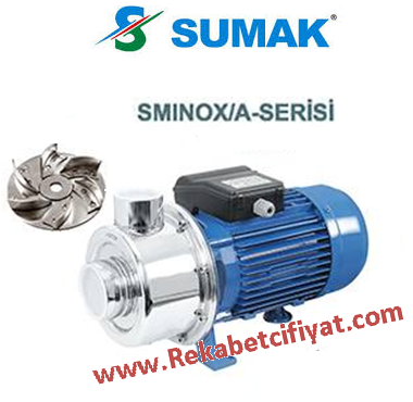 SUMAK SMINOX/A-220/2 2.2HP 220V 2\'\'Çıkışlı Paslanmaz Santrifüj Pompa