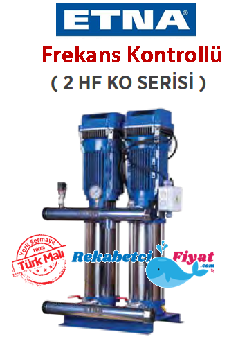 ETNA 2HF KO 25/6-55 7.5HP Frekans Kontrollü Çift Pompalı  Paket Hidrofor