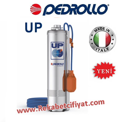 PEDROLLO UPm 2/4-GE 1HP 220V 5'' Flatörlü Keson Kuyu Pompası