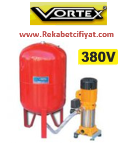 VKP VD 6-05 T 1,5HP 380V 100lt Genleşme Tank+ Flex Paket Hidrofor