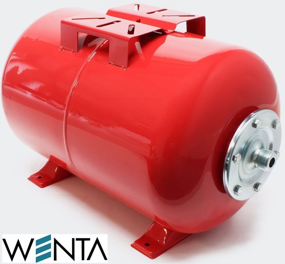 Wenta WE-50-Y 50 Litre 10 Bar Yatık Tip Hidrofor ve Genleşme Tankı