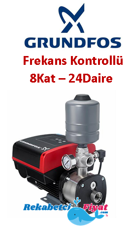 GRUNDFOS CMBE 3-93 2LT 2HP 220V Frekans Kontrollü Paket Hidrofor -98374702