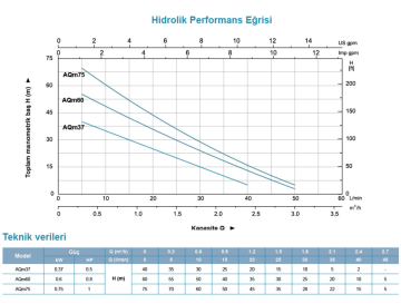 Leo AQm 75 1hp 220v Kendinden Emişli Preferikal Santrifüj Pompa