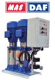 Mas Daf DM2-4207 3hp 380v İki Pompalı Paket Hidrofor
