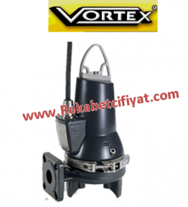 VORTEX GRİNDER 400 T 4HP 380V Öğütücülü Çelik Bıçaklı Pis Su Foseptik Dalgıç Pompa