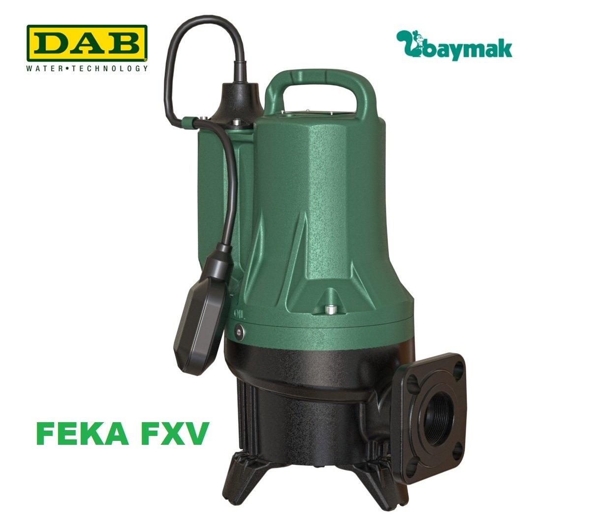 Dab FEKA FXV 20.15 T-NA 1.7 kW 380V Atık Su Dalgıç Pompa (Vortex Çarklı)