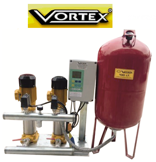 Vortex VKP VD 6-04 M 2x 1hp 220v Çift Pompalı Paket Hidrofor