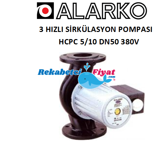 ALARKO HCPC 5/10 DN50 PN10 380V Üç Hızlı Flanşlı Sirkülasyon Pompası