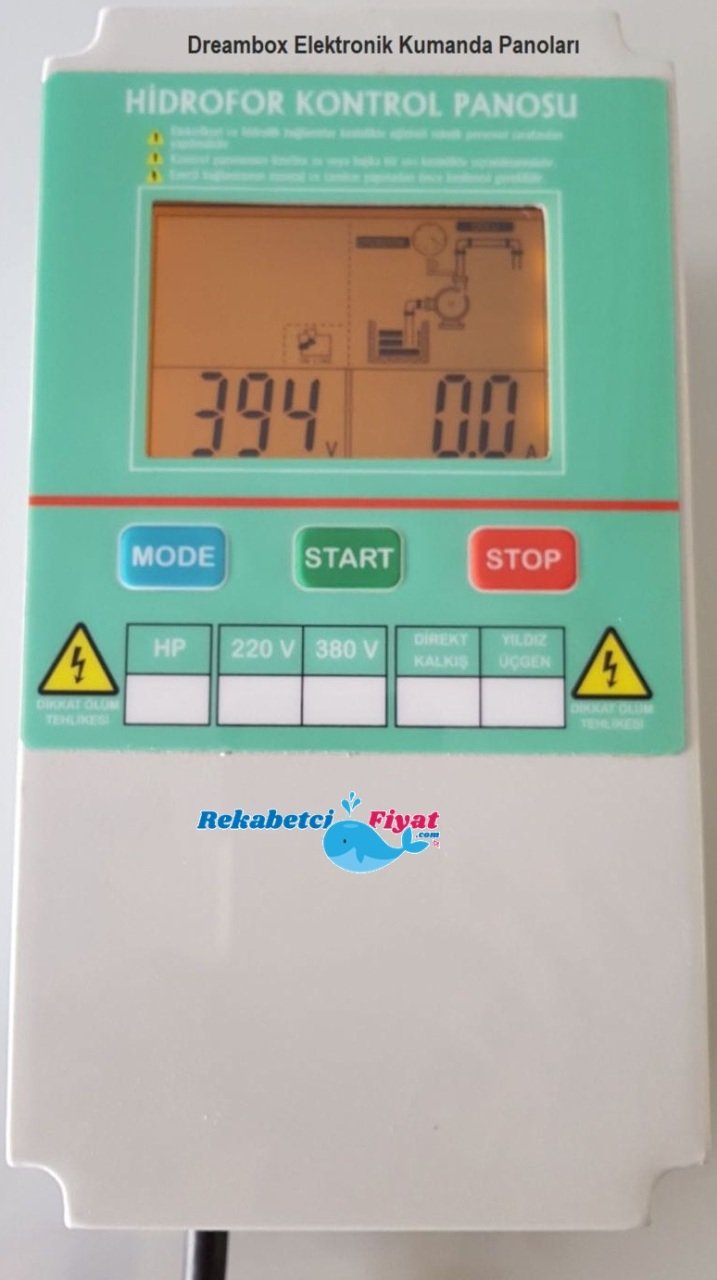 DREAMBOX VBT 550 1HP -5.5HP 380V Tek Pompalı Dijital Hidrofor Panosu