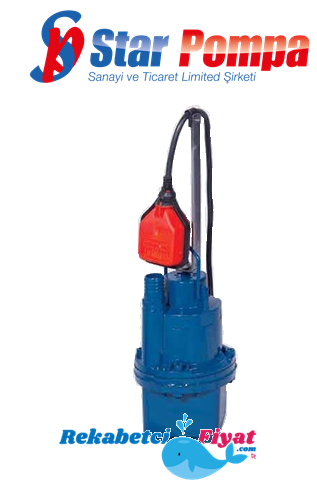 STAR ST2 FLT 700w 3/4\'\' Çıkışlı 10mt Kablolu Flatörlü Titreşimli Dalgıç Pompa