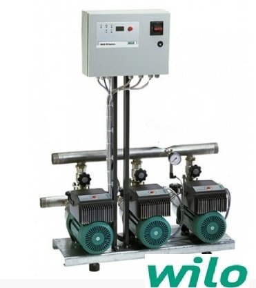Wilo COE3-WP204 380V 3X5.5HP Üç Pompalı Yatay Monoblok Trifaze Hidrofor