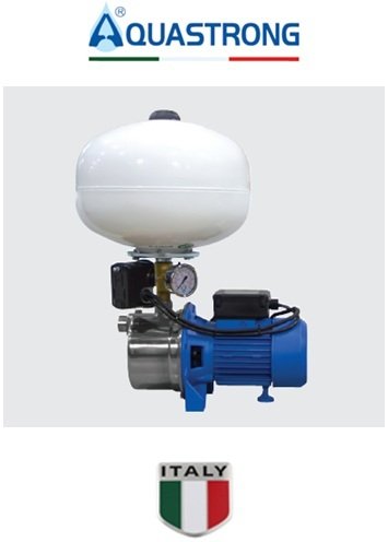 Aquastrong CH 24 WTJ 60 0.6Hp 220V 24 Litre Küre Tanklı Paslanmaz Paket Hidrofor