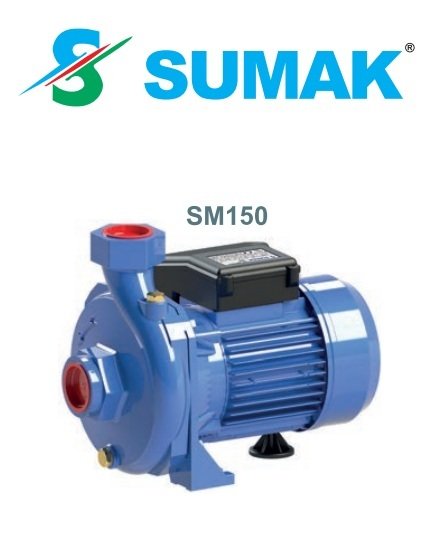 Sumak SM150 1.5Hp 220V Tek Fanlı Santrifüj Pompa